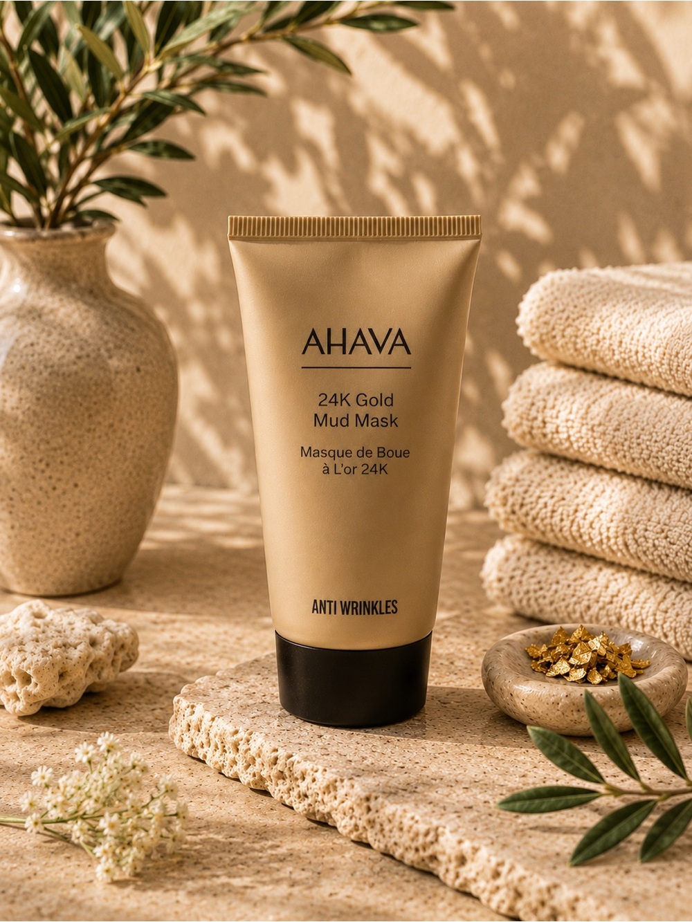 AHAVA 24K Mineral Mud Mask 1.7 fl oz Face Mask Made in Israel